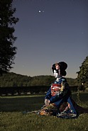 Laurie Simmons - The Love Doll/Day 33 (Geisha Moonlight) (Photographs) h: 70 x w: 52.5 in / h: 177.8 x w: 133.4 cm