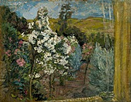 Henri Lebasque - Le jardin vu de la fenetre (Paintings) h: 58.5 x w: 75 cm / h: 23 x w: 29.5 in
