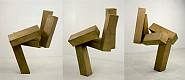 Joel Shapiro - Ohne Titel / Untitled (Sculptures) h: 173.4 x w: 137.2 x d: 72.4 cm / h: 68.3 x w: 54 x d: 28.5 in