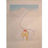 Salvador Dalí - The Grateful Statues (Prints and Multiples) h: 66 x w: 50.5 cm / h: 26 x w: 19.9 in