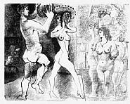 Pablo Picasso - <font color=ffffff>2</font>The Rehearsal (Prints and Multiples) h: 19.5 x w: 25.5 in / h: 49.5 x w: 64.8 cm