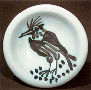 Pablo Picasso - Bird with Tuft (Ceramics) h: 14.5 cm / h: 5.7 in