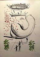 Salvador Dalí - Moscas (Prints and Multiples) h: 76 x w: 56 cm / h: 29.9 x w: 22 in