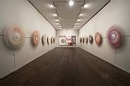 James Rosenquist - Installation view of works from 'The Hole in the Wallpaper' series (works spinning) and 'Speed of Light Illustrated' 2008 (Installations)