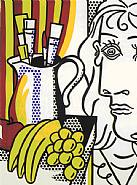 Roy Lichtenstein - Still Life with Picasso (Prints and Multiples) h: 30 x w: 22 in / h: 76.2 x w: 55.9 cm