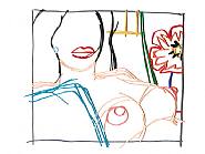 Tom Wesselmann - From Nude Painting Print (Prints and Multiples)