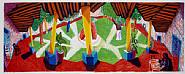 David Hockney - Hotel Acatlan Two Weeks Later (Prints and Multiples) h: 73 x w: 188 cm / h: 28.7 x w: 74 in