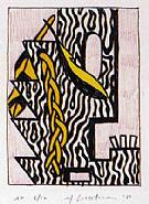 Roy Lichtenstein - Head with Feathers and Braid (Prints and Multiples)