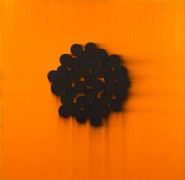 Mark Francis - Nucleus (Division (Paintings) h: 36 x w: 36 in / h: 91.4 x w: 91.4 cm