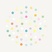 Damien Hirst - Ciclopirox Olamine (Prints and Multiples) h: 115 x w: 112.5 cm / h: 45.3 x w: 44.3 in