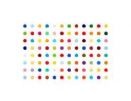 Damien Hirst - Bromphenol Blue (Prints and Multiples) h: 76.4 x w: 93.3 cm / h: 30.1 x w: 36.7 in