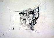 Jannis Kounellis - Untitled (Works on Paper (Drawings, Watercolors etc.)) h: 8.2 x w: 11.5 in / h: 20.8 x w: 29.2 cm