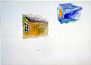 Jannis Kounellis - Untitled (Works on Paper (Drawings, Watercolors etc.)) h: 25.2 x w: 18.8 in / h: 64 x w: 47.8 cm