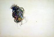 Jannis Kounellis - Untitled (Works on Paper (Drawings, Watercolors etc.)) h: 13.5 x w: 19 in / h: 34.3 x w: 48.3 cm