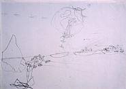 Joseph Beuys - Verkehr zwishen Erde und Himmelskörper (Works on Paper (Drawings, Watercolors etc.)) h: 8.2 x w: 11.5 in / h: 20.8 x w: 29.2 cm
