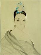 Francis Picabia - Espagnole, c. 1926/1927 (Works on Paper (Drawings, Watercolors etc.)) h: 23.8 x w: 18 in / h: 60.5 x w: 45.7 cm