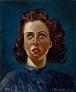 Francis Picabia - Portrait de Suzanne (Paintings) h: 21.3 x w: 17.8 in / h: 54.1 x w: 45.2 cm