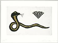 Donald Baechler - Diamond Snake (Prints and Multiples)