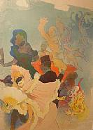 Jules Chéret - Theatre del Opera (Prints and Multiples) h: 48 x w: 35 in / h: 121.9 x w: 88.9 cm