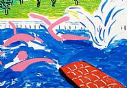 David Hockney - Afternoon Swimming (Prints and Multiples) h: 31.6 x w: 39.5 in / h: 80.3 x w: 100.3 cm