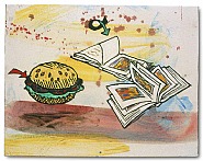 Jane Hammond - Charades # 17 (Patty Page) (Paintings) h: 15 x w: 19 in / h: 38.1 x w: 48.3 cm