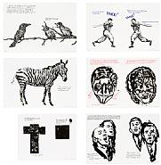 Raymond Pettibon - Plots on Loan II (Prints and Multiples) h: 19 x w: 28 in / h: 48.3 x w: 71.1 cm