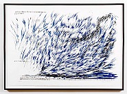 Raymond Pettibon - Untitled (A Sea of Grinding Tectonic Plates...) (Prints and Multiples) h: 42.5 x w: 60.1 in / h: 108 x w: 152.7 cm