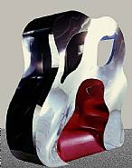 Vito Acconci - Stretched Facade (Sculptures) h: 96 x w: 102 x d: 31 in / h: 243.8 x w: 259.1 x d: 78.7 cm