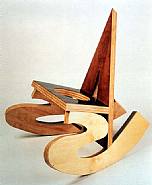 Vito Acconci - Name Calling Chair (Furniture) h: 48 x w: 38 x d: 48 in / h: 121.9 x w: 96.5 x d: 121.9 cm