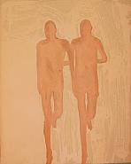 Nathan Oliveira - The Twin Runners (Prints and Multiples) h: 52 x w: 41 in / h: 132.1 x w: 104.1 cm