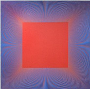 Richard Anuszkiewicz - Jan's Red Square (Paintings)