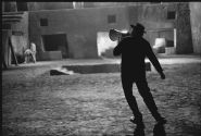 Fredrico Fellini on the Set of