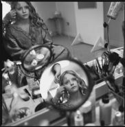 Christina Ricci in her Dressing Room, Sleepy Hollow, Shepperton Studios, Surrey, England