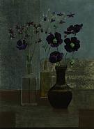 Columbine & Asian Poppies in a Chieng Lung Tea Dust Vase