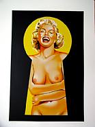 Mel Ramos - Peek a Boo Marylin (Prints and Multiples) h: 31.5 x w: 23 in / h: 80 x w: 58.4 cm