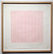 Agnes Martin - Praise (Works on Paper (Drawings, Watercolors etc.)) h: 11 x w: 11 in / h: 27.9 x w: 27.9 cm