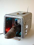 Ed and Nancy Kienholz - Same Old Shoe (Mixed Media) h: 10.5 x w: 9 x d: 16.8 in / h: 26.7 x w: 22.9 x d: 42.7 cm