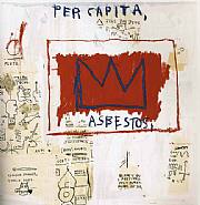 Jean-Michel Basquiat - Untitled (Per Capita) (Prints and Multiples) h: 40 x w: 40 in / h: 101.6 x w: 101.6 cm