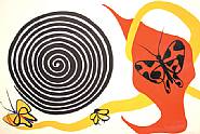Alexander Calder - Butterflies and Spiral (Prints and Multiples) h: 29.2 x w: 38.5 in / h: 74.2 x w: 97.8 cm
