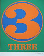 Robert Indiana - (3) Three (Prints and Multiples)