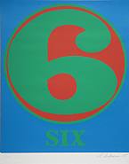 Robert Indiana - (6) Six (Prints and Multiples)