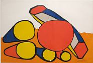 Alexander Calder - Composition with Red, Blue and Yellow Cones (Prints and Multiples) h: 21.1 x w: 29.8 in / h: 53.6 x w: 75.7 cm