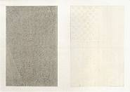 Jasper Johns - Double Flag Invite (Prints and Multiples) h: 28.5 x w: 22.1 in / h: 72.4 x w: 56.1 cm