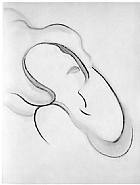 Georgia O'Keeffe - Plate III Abstraction IX, From “Some Memories of Drawings” portfolio (Prints and Multiples) h: 25 x w: 19 in / h: 63.5 x w: 48.3 cm