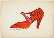 Andy Warhol - A La Recher chy Du Shoe Perdu, Dial M for Shoe (Prints and Multiples) h: 9.5 x w: 13.5 in / h: 24.1 x w: 34.3 cm