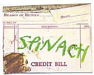 Jean-Michel Basquiat - (Anti) Product – Spinach (Prints and Multiples) h: 4.4 x w: 5.6 in / h: 11.2 x w: 14.2 cm