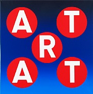 ART (Dk.Blue Blend/Red Circles White Letters)