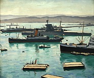Albert Marquet - Alger (Paintings) h: 60 x w: 73 cm / h: 23.6 x w: 28.7 in