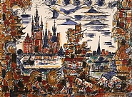 Marcel Gromaire - Paysage de Hollande (Works on Paper (Drawings, Watercolors etc.)) h: 27 x w: 36 cm / h: 10.6 x w: 14.2 in