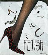 Mimmo Rotella - Fetish (Prints and Multiples) h: 82 x w: 72 cm / h: 32.3 x w: 28.3 in
